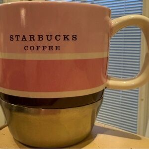 Starbucks Pink and Cream Coffee Mug